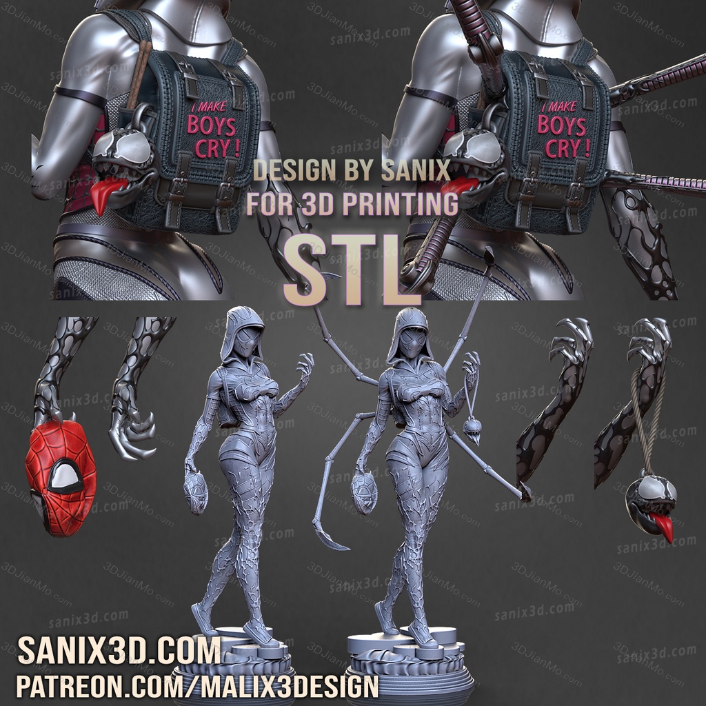 Sanix3d 漫威 蜘蛛格温