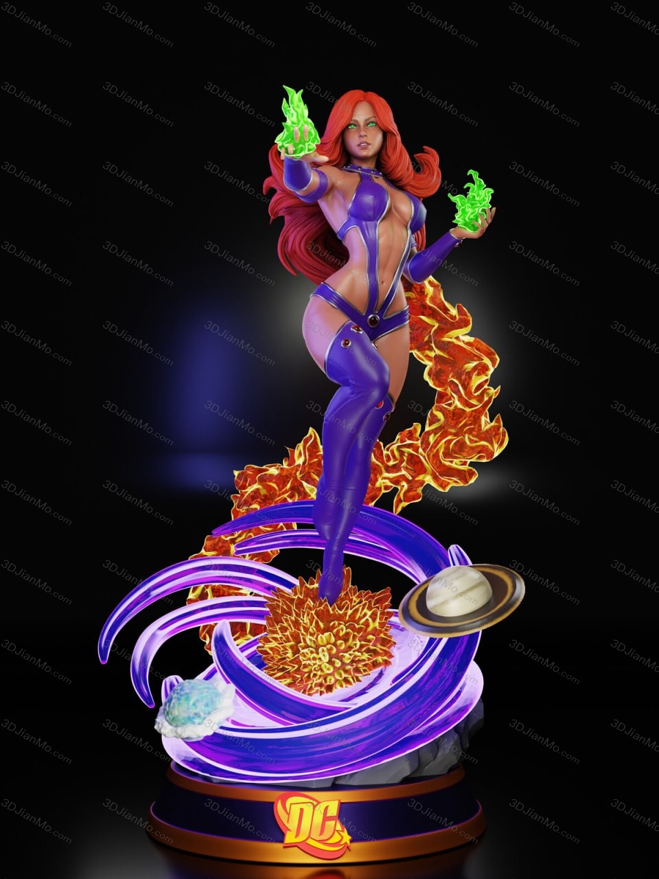 BrunoArt3D DC漫画 泰坦 星火