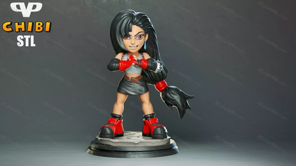 Chibi STL 蒂法·洛克哈特