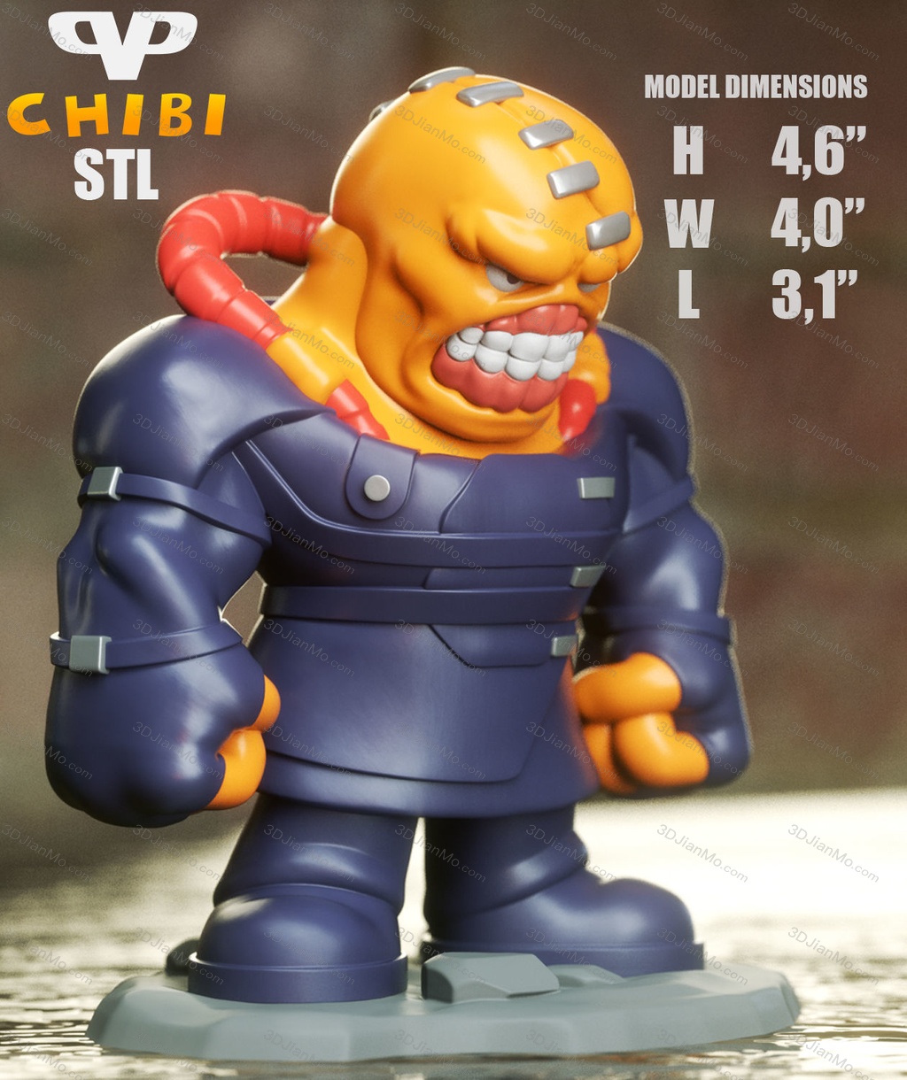 Chibi STL 生化危机 复仇女神