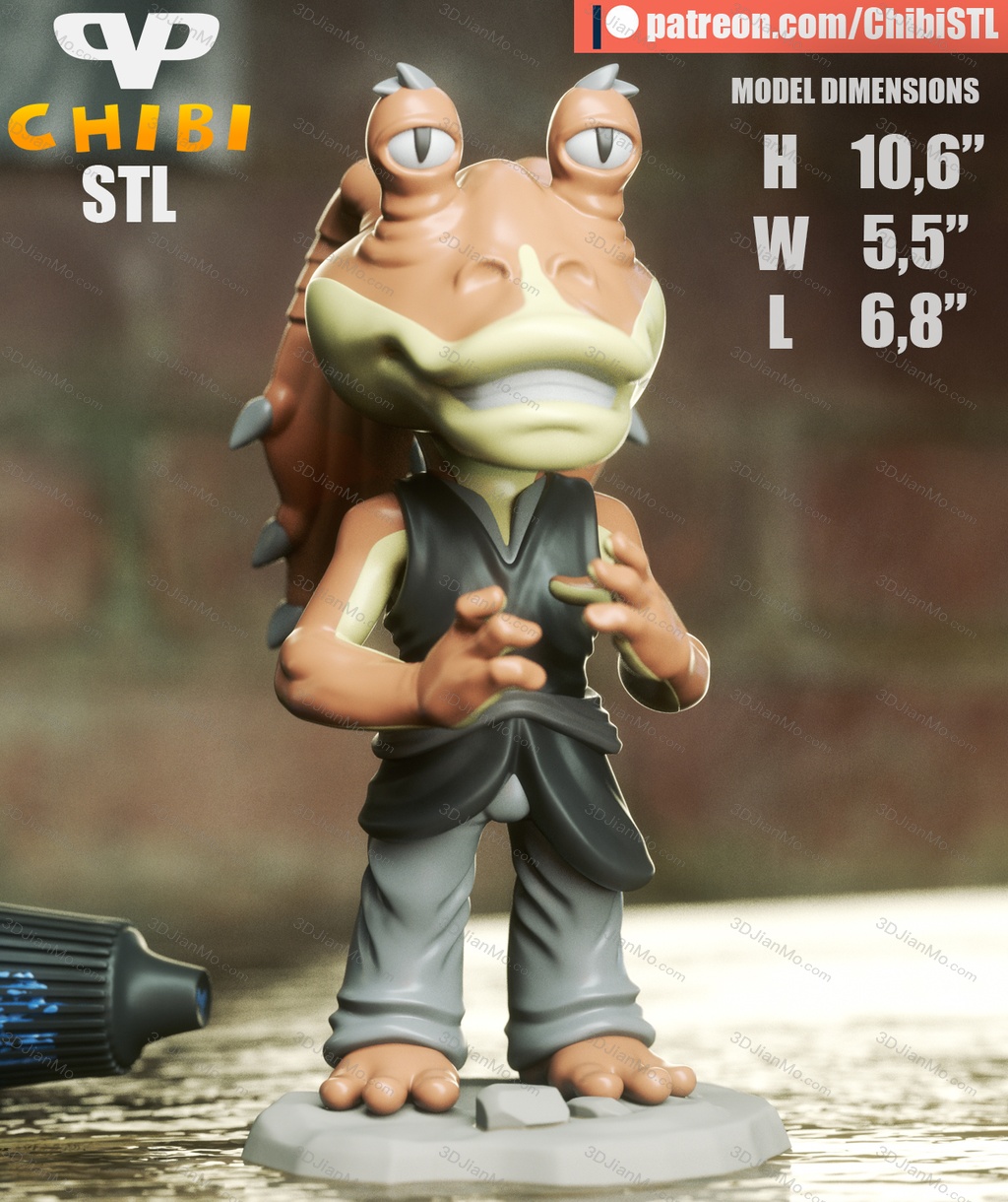 Chibi STL 星球大战 莱娅公主