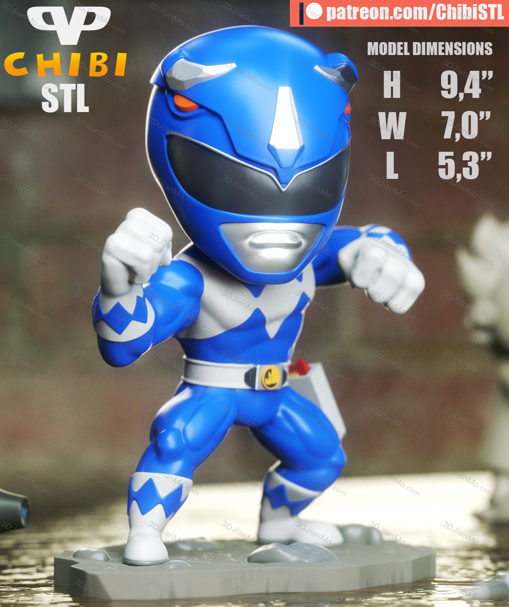 Chibi STL 恐龙战队 比利·克萊斯頓