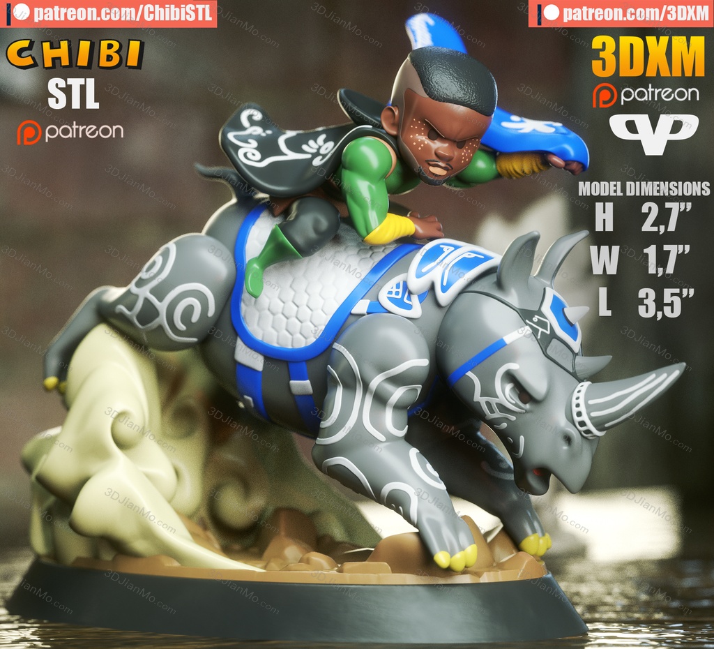Chibi STL 漫威 黑豹 瓦卡比