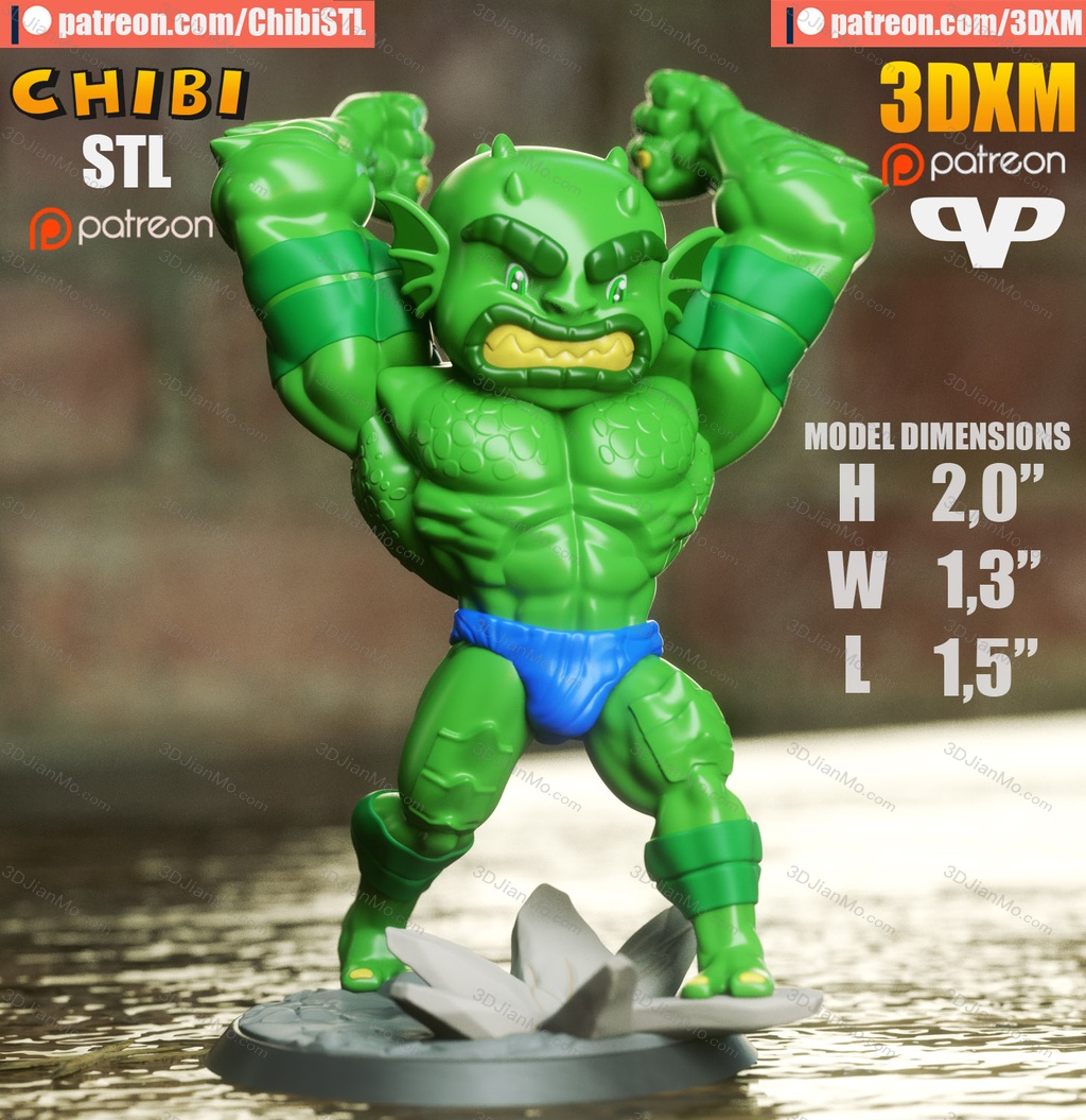 Chibi STL 漫威 憎恶