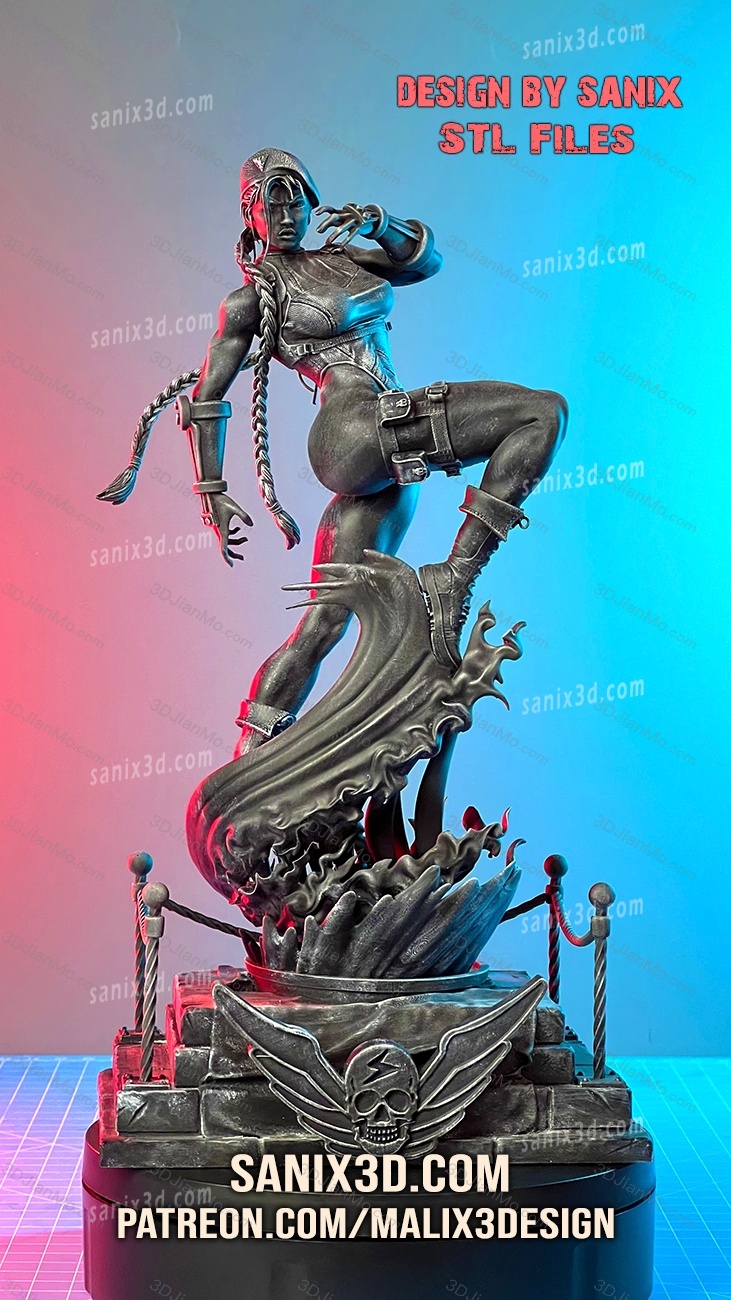 Sanix3d 街头霸王 嘉米