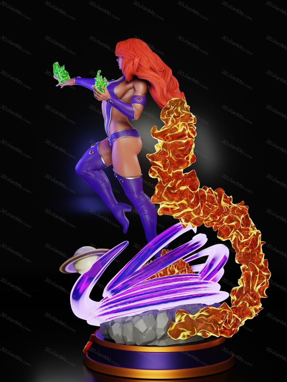 BrunoArt3D DC漫画 泰坦 星火