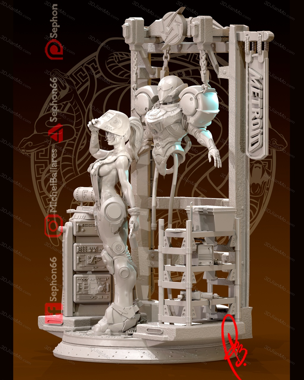 Geek MB 银河战士 萨姆斯·阿兰