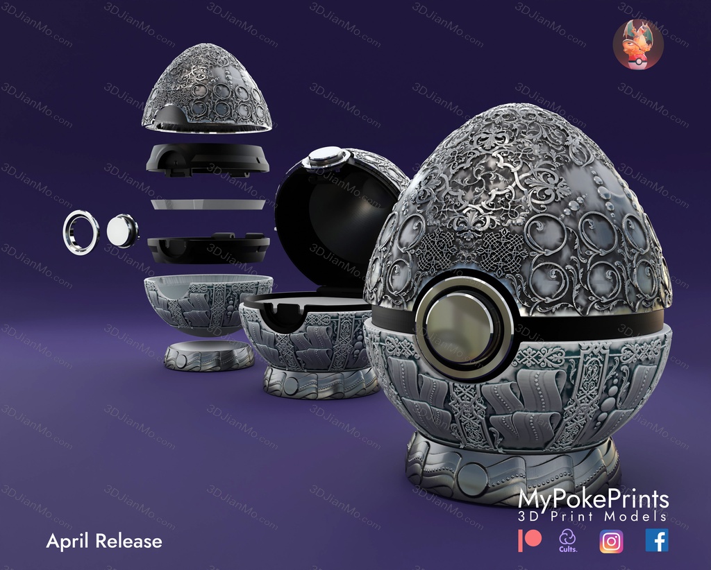 口袋妖怪 法贝热精灵球