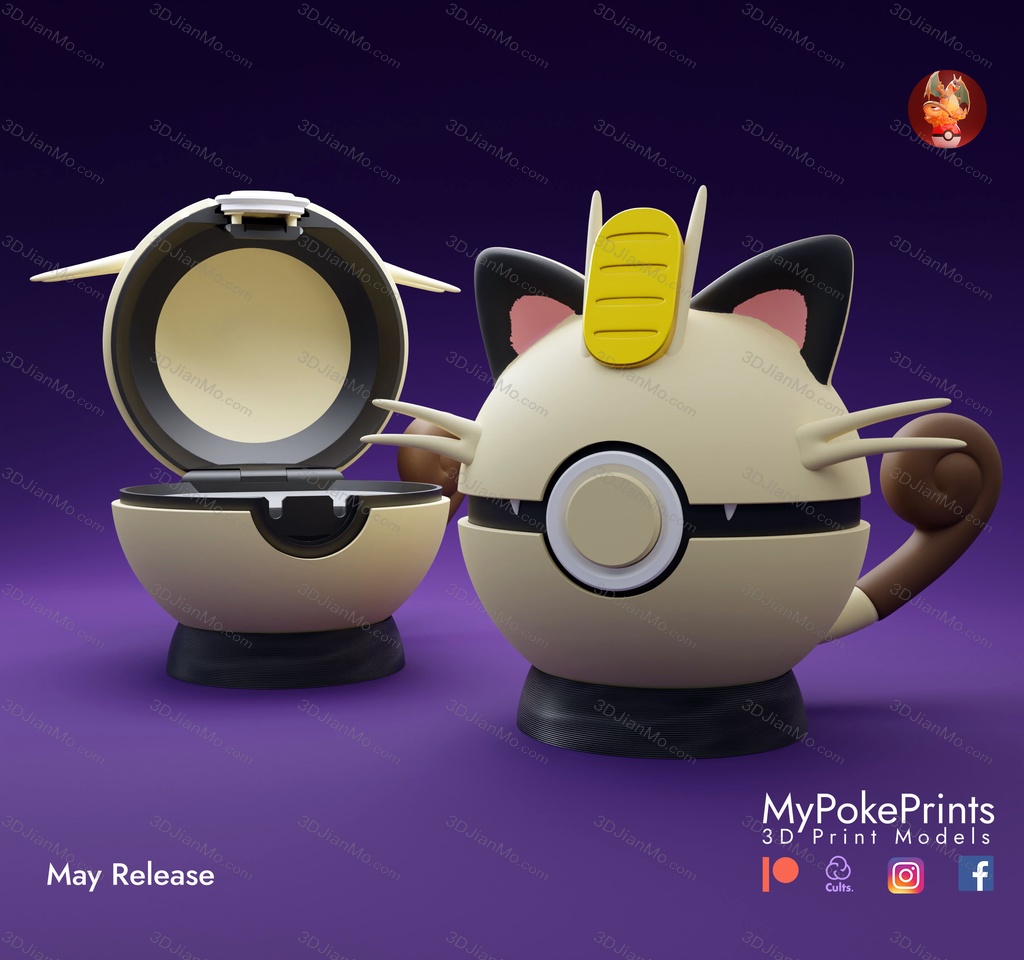 口袋妖怪 喵喵精灵球