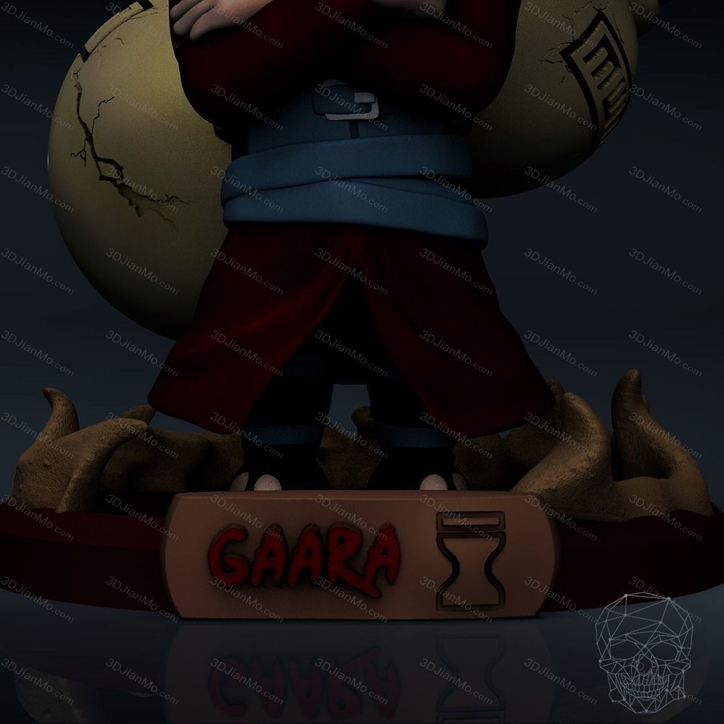 Chibi STL 火影忍者 我爱罗