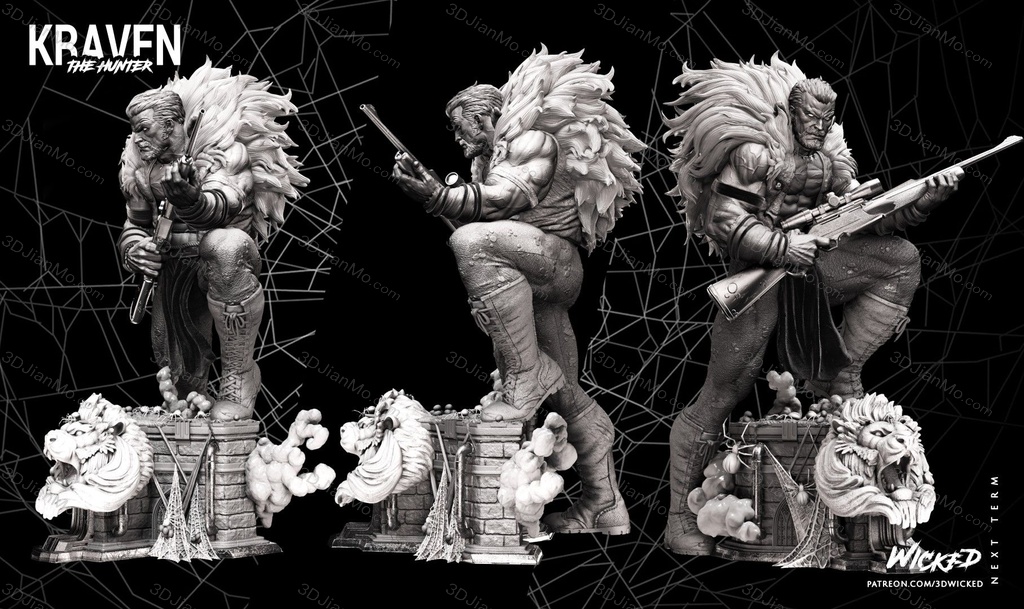 3DWicked 漫威 蜘蛛侠 猎人克莱文