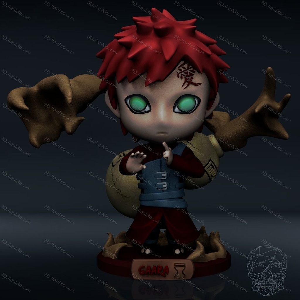 Chibi STL 火影忍者 我爱罗