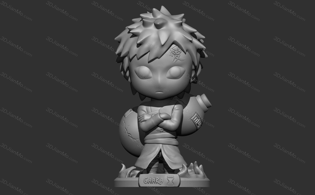 Chibi STL 火影忍者 我爱罗