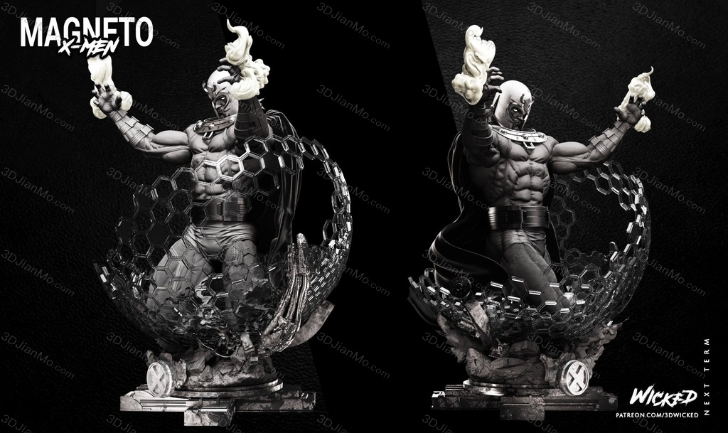 3DWicked 漫威 X战警 万磁王