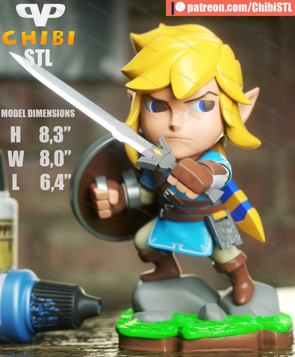 Chibi STL 塞尔达传说 林克