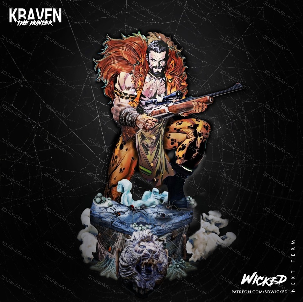 3DWicked 漫威 蜘蛛侠 猎人克莱文