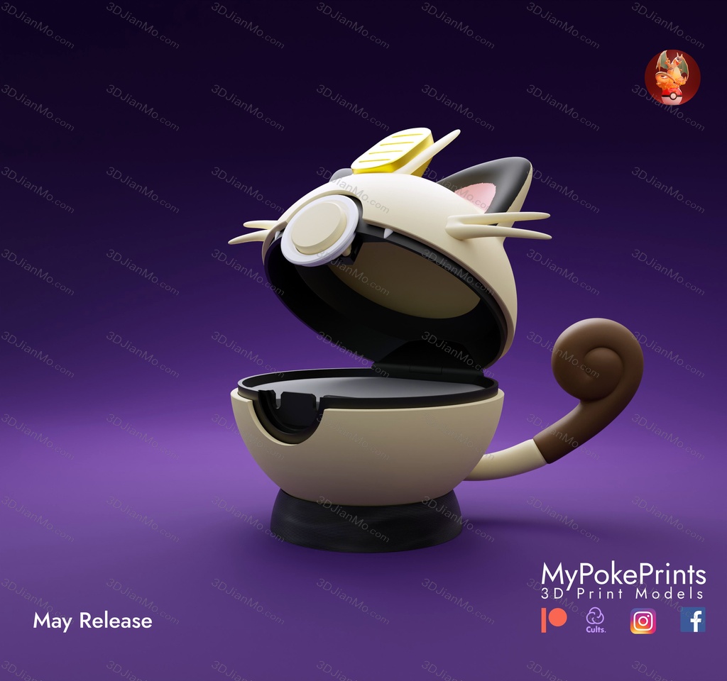 口袋妖怪 喵喵精灵球