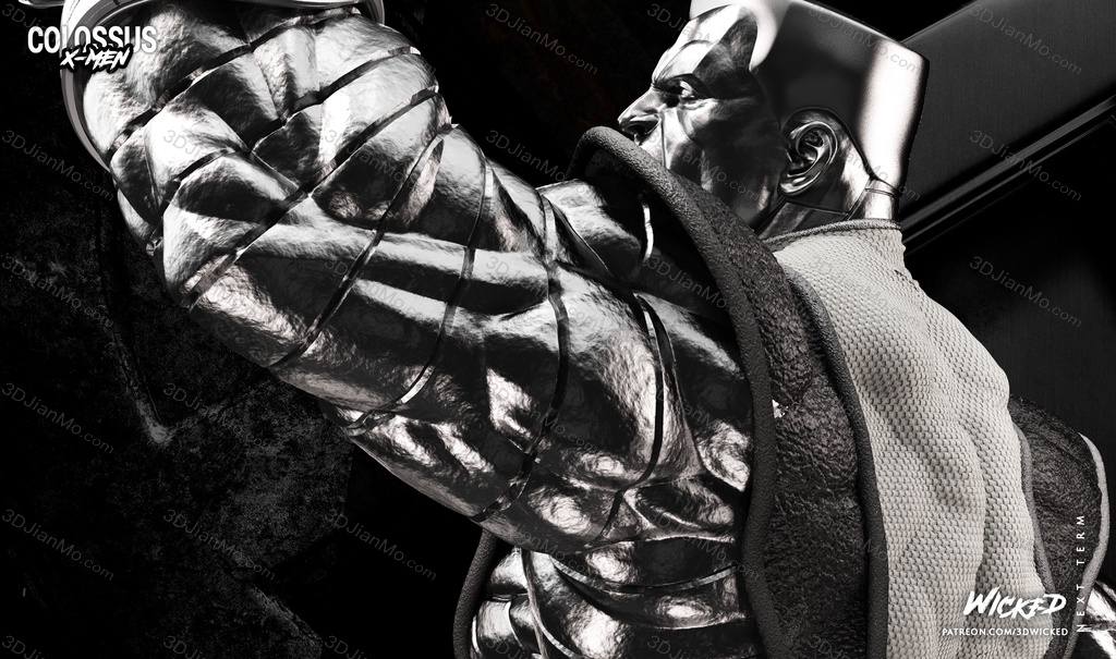 3DWicked 漫威 X战警 Colossus 丹尼尔·库德摩尔