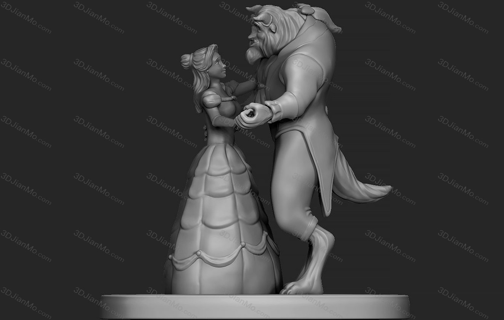 Gsculpt 美女与野兽