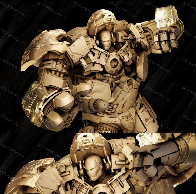 3DWicked 漫威 复联 奥创纪元 反浩克装甲