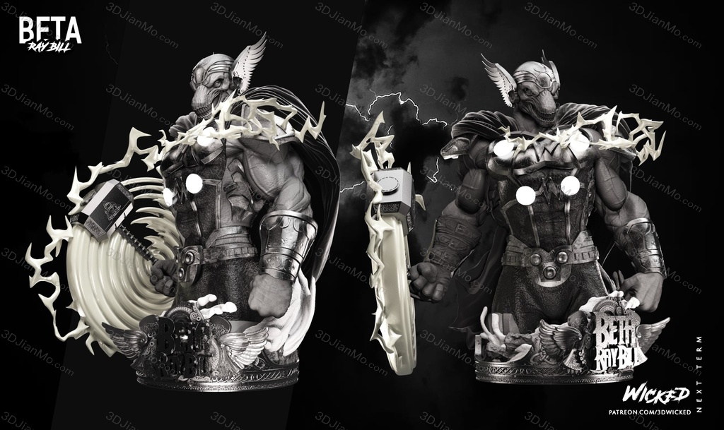 3DWicked 漫威 马面雷神