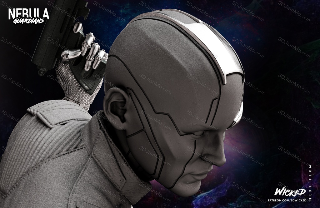 3DWicked 漫威 复联 星云 凯伦吉兰