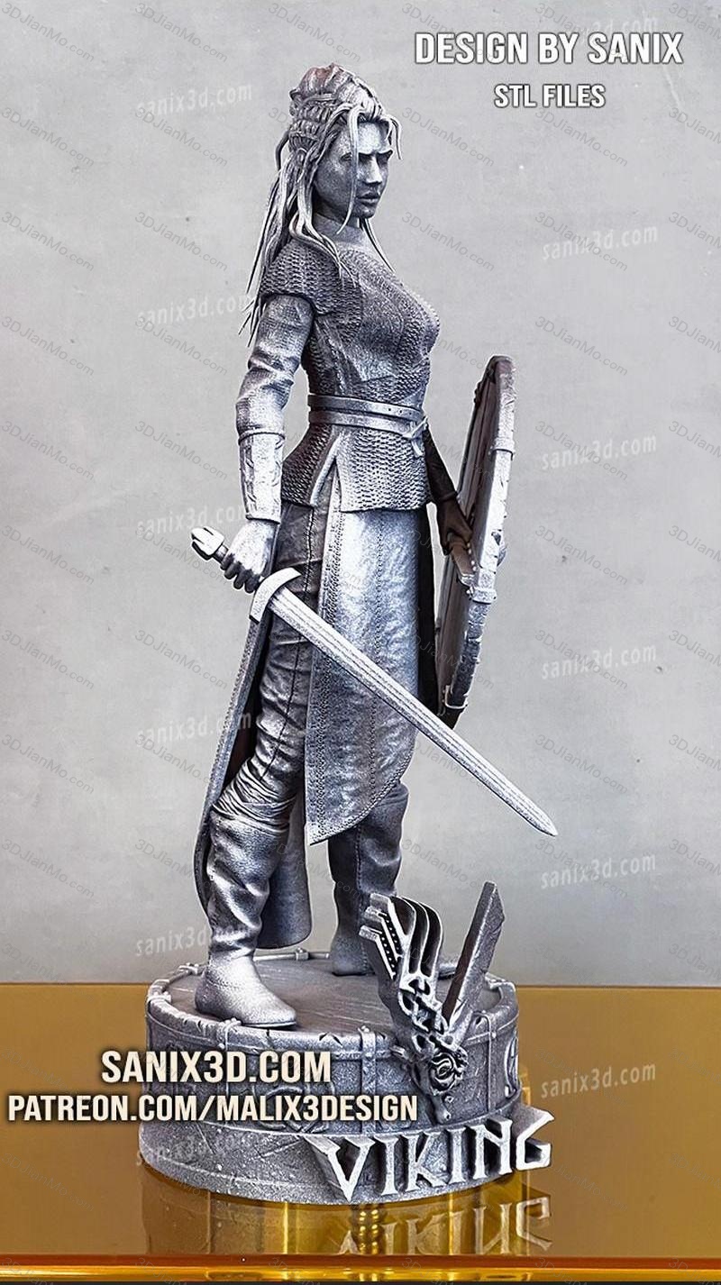 Sanix3d 维京传奇 盾女