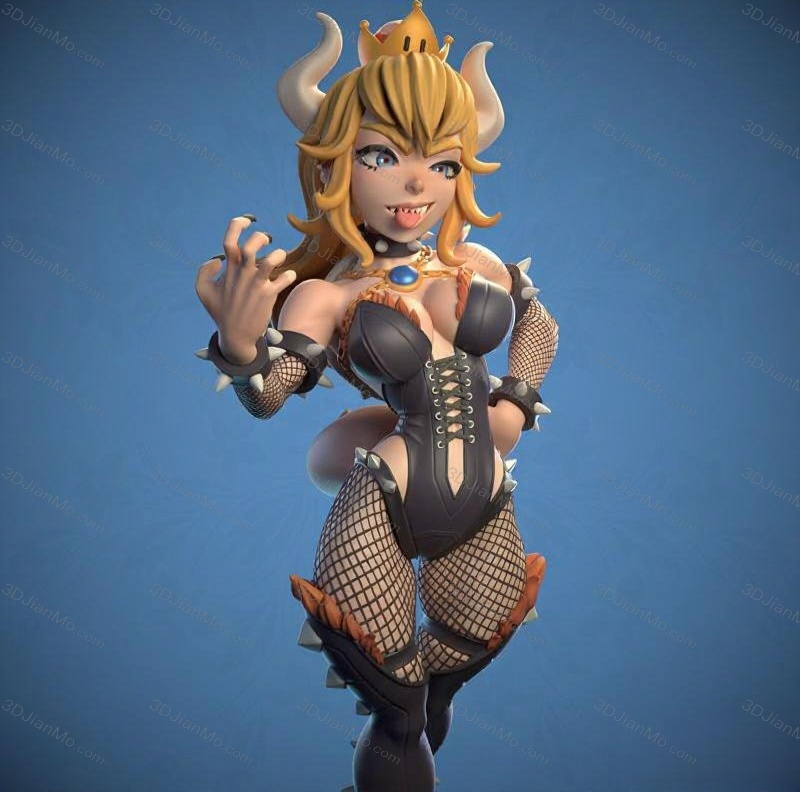 Dinamuuu 3D 超级马里奥 库巴公主