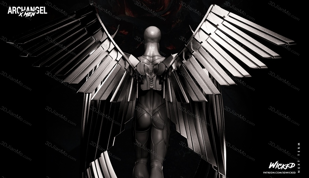 3DWicked 漫威 X战警 天使长 沃伦·肯尼思·沃辛顿三世