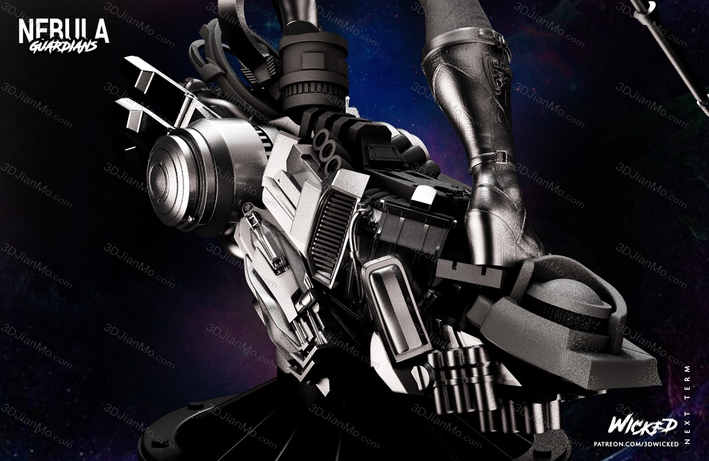 3DWicked 漫威 复联 星云 凯伦吉兰