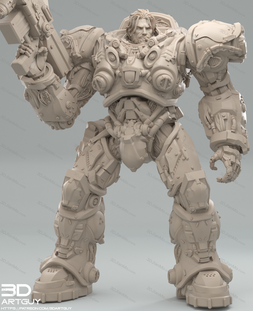 3DArtGuy 星际争霸 机枪兵