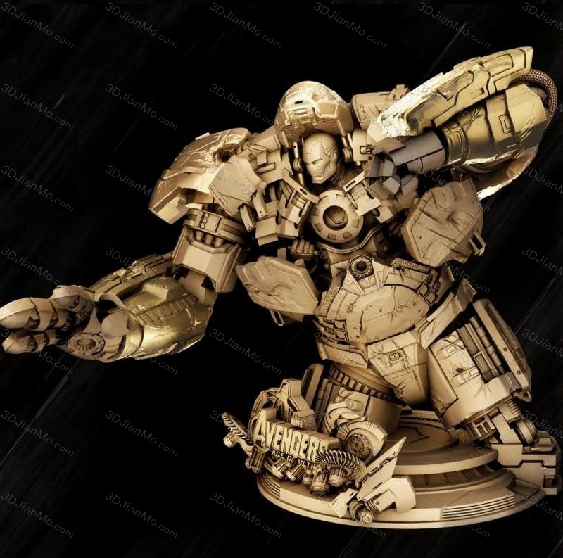 3DWicked 漫威 复联 奥创纪元 反浩克装甲