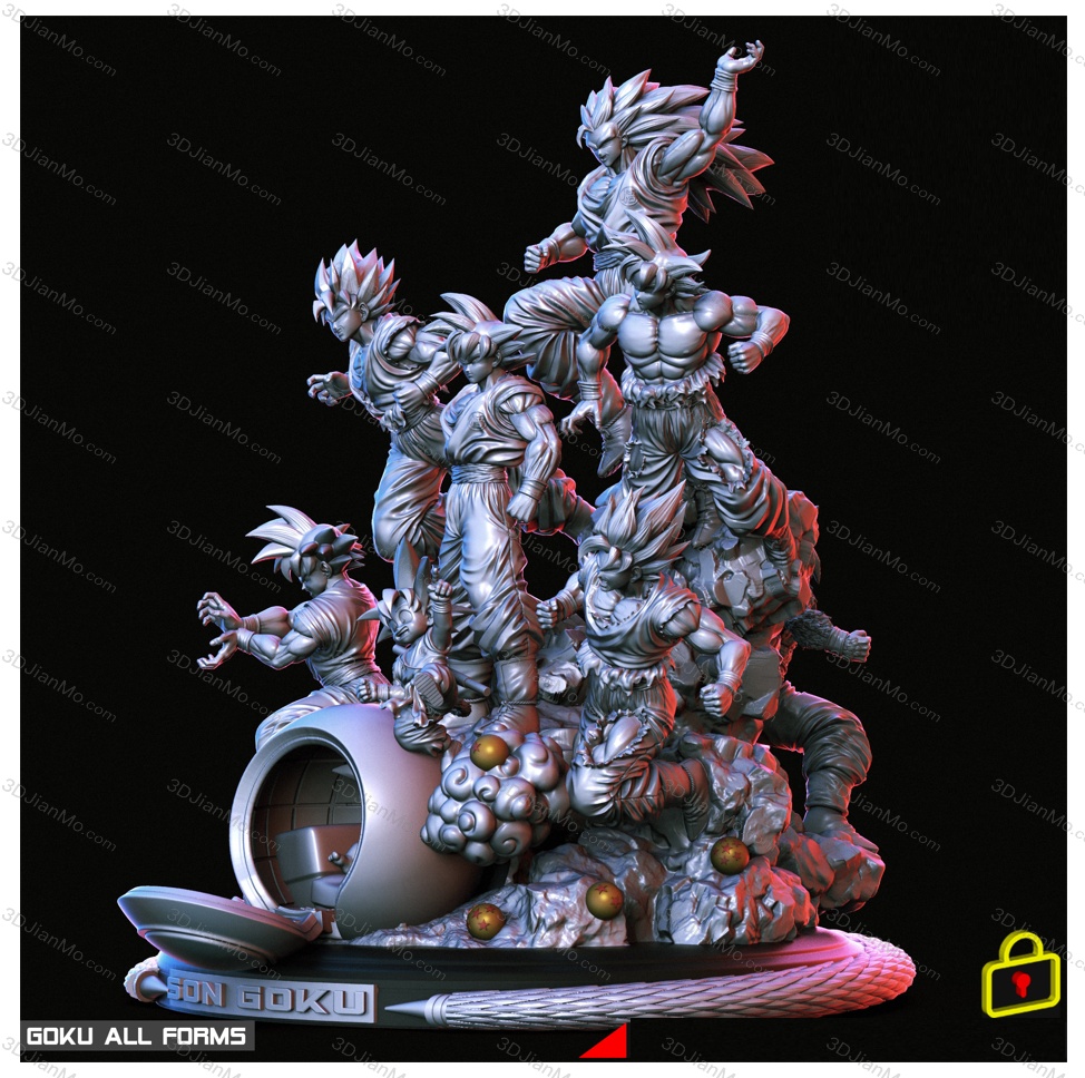 不同时间的悟空