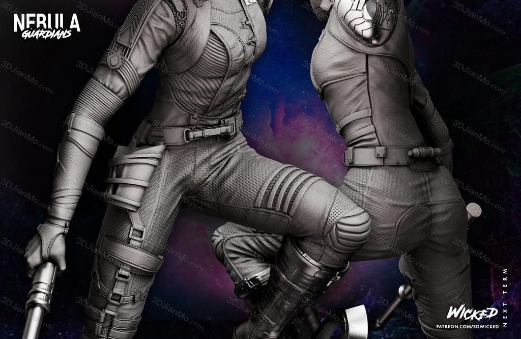 3DWicked 漫威 复联 星云 凯伦吉兰