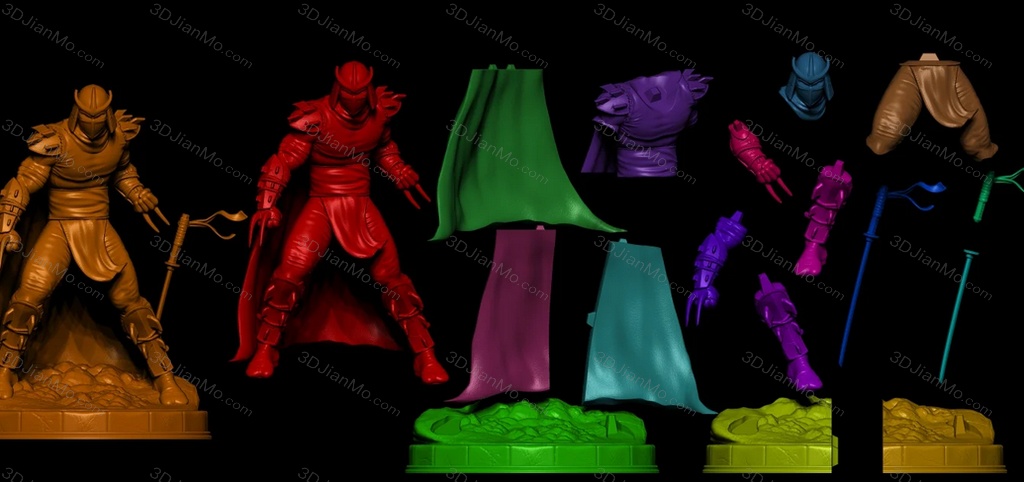 Nacho CG 忍者神龟 斯莱德