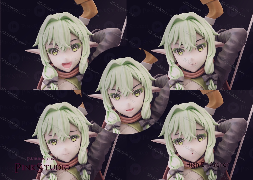 Pink Studio 哥布林杀手 妖精弓手