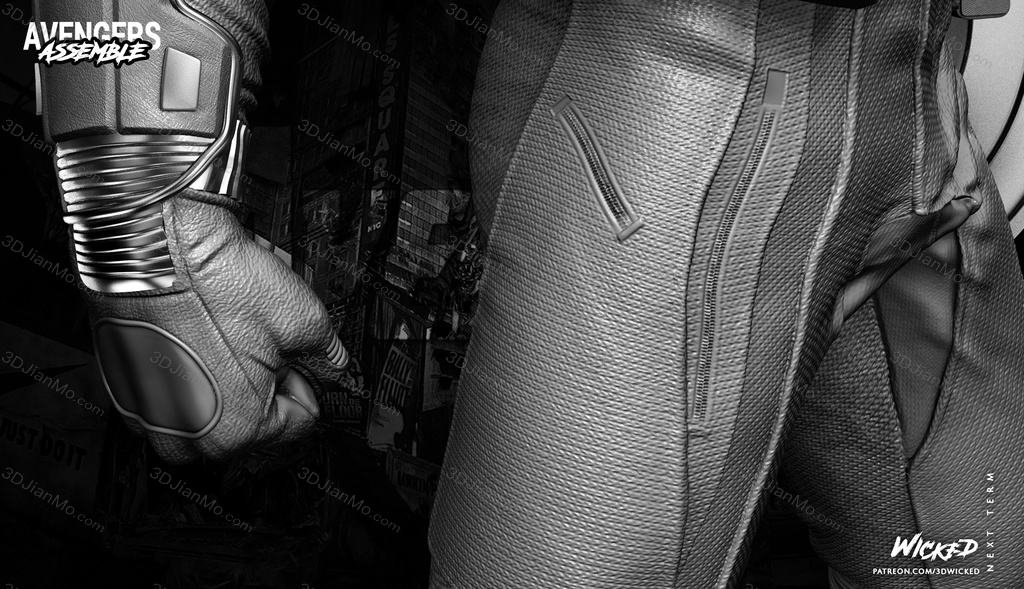 3DWicked 漫威 复联 美国队长 史蒂文·罗杰斯