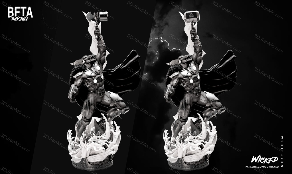 3DWicked 漫威 马面雷神