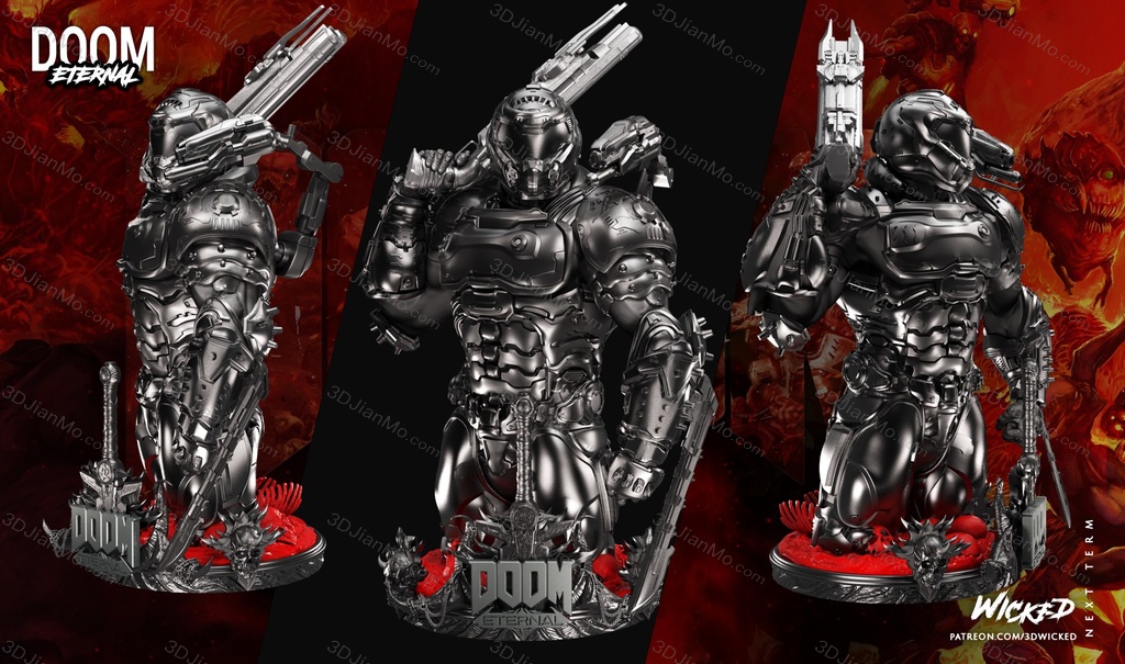 3DWicked 漫威 毁灭战士