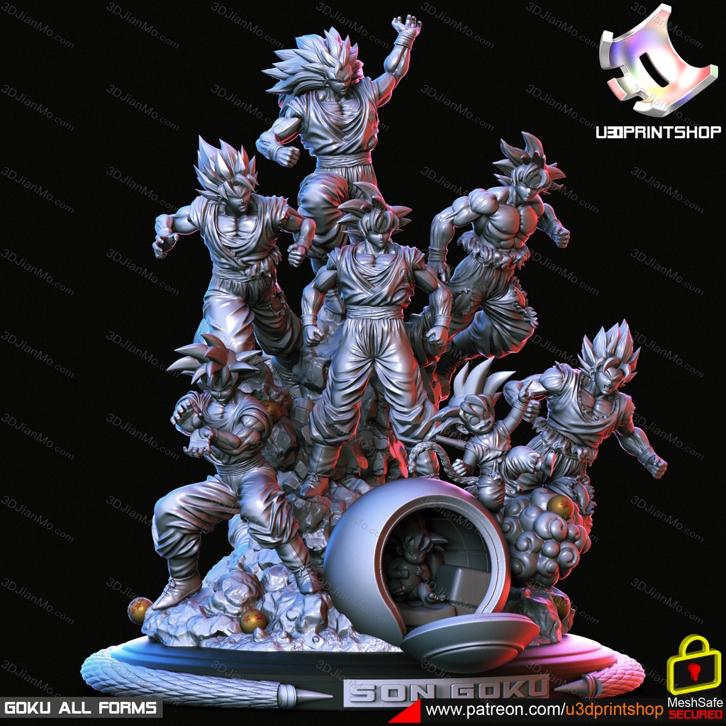 不同时间的悟空