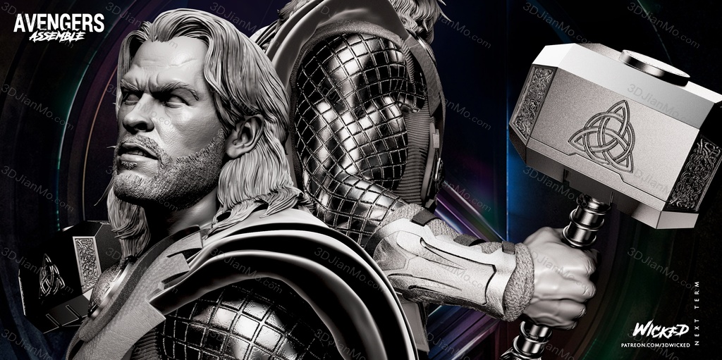 3DWicked 漫威 雷神