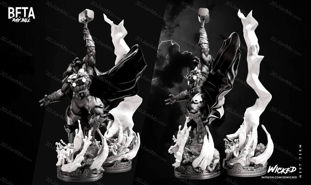 3DWicked 漫威 马面雷神