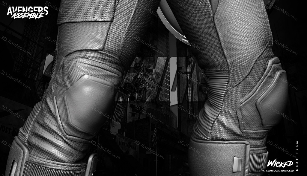 3DWicked 漫威 复联 美国队长 史蒂文·罗杰斯