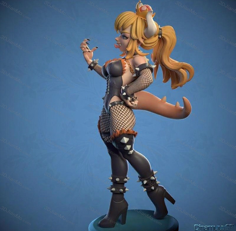 Dinamuuu 3D 超级马里奥 库巴公主