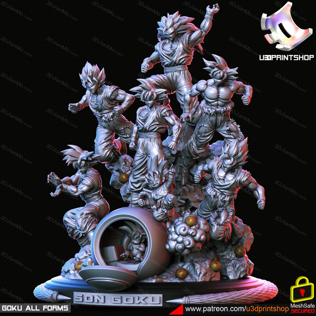 不同时间的悟空