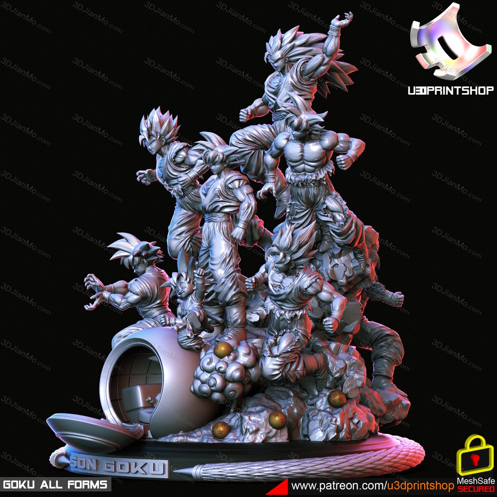 不同时间的悟空