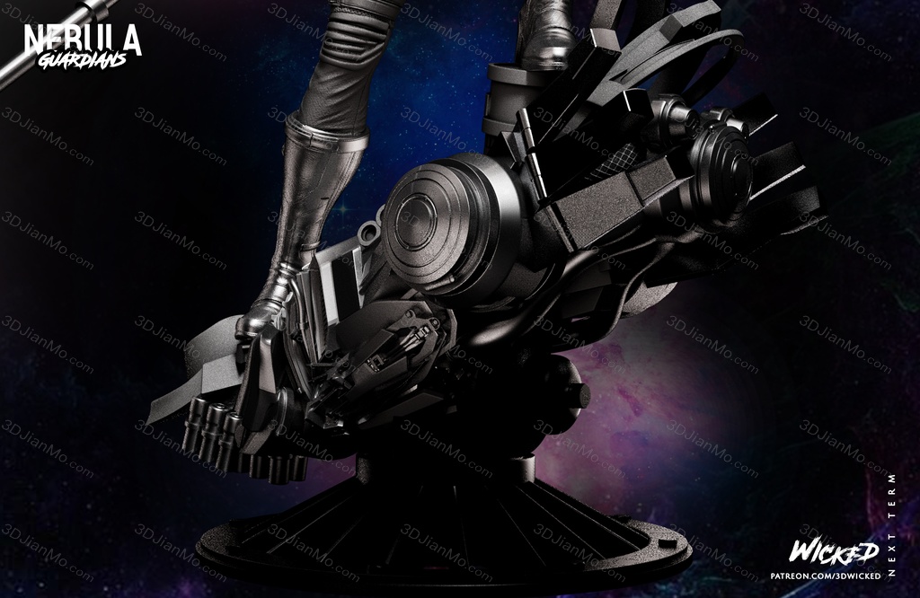 3DWicked 漫威 复联 星云 凯伦吉兰