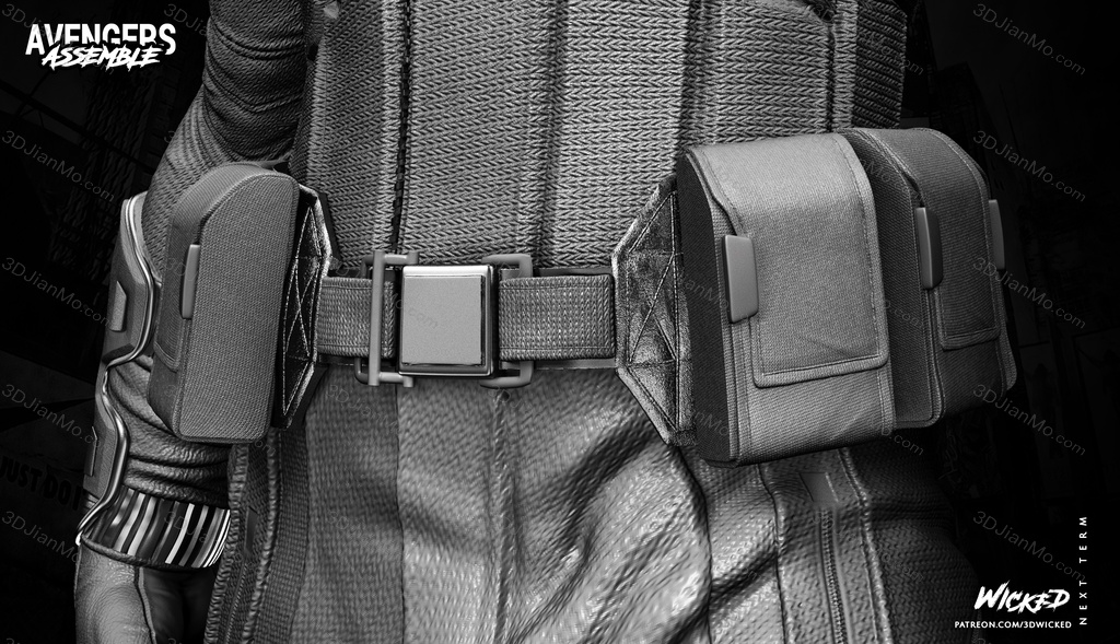 3DWicked 漫威 复联 美国队长 史蒂文·罗杰斯