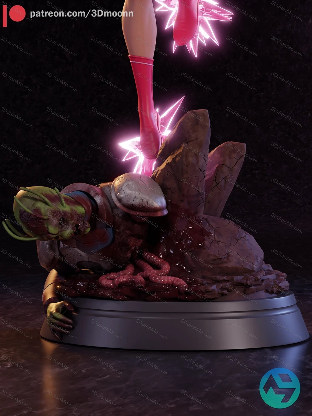 3Dmoonn 无敌少侠 原子女侠伊芙