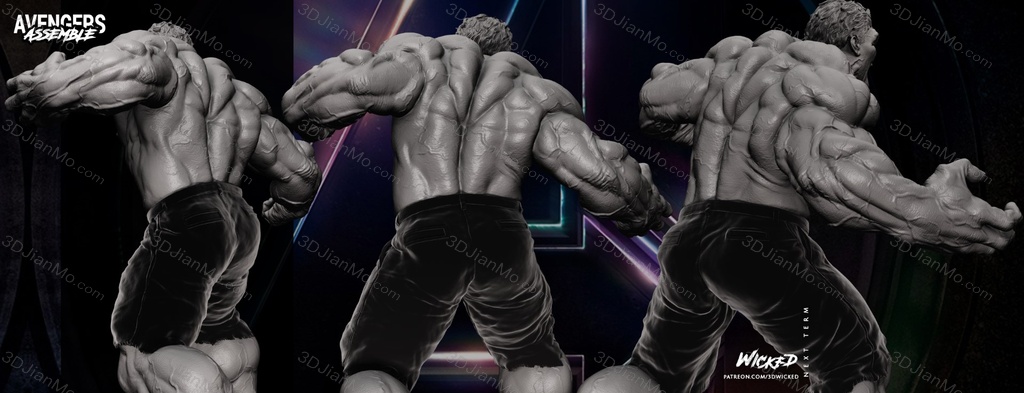 3DWicked 漫威 复联 浩克